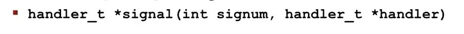 L15 Exceptional Control Flow: Signals and Nonlocal Jumps